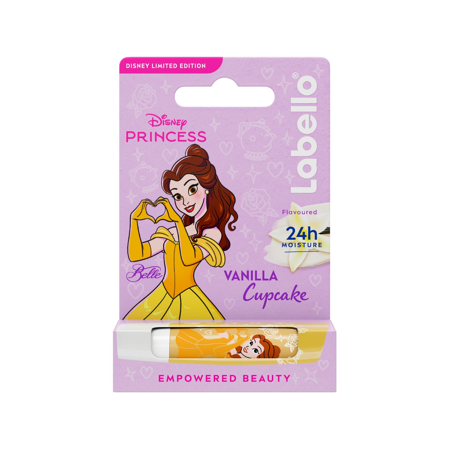 LABELLO DISNEY LIMITED EDITION 5,5ML PRINCESS BELLE VANILLA CUPCAKE