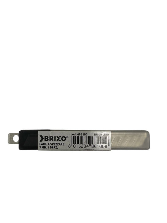 BRIXO LAME A SPEZZARE CUTTER 9MM 10PZ