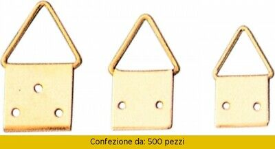 PRONTY ATTACCAGLIE OTTONATE PER QUADRI 12PZ