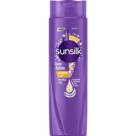 SUNSILK SHAMPOO 250ML 2IN1 LISCIO PERFETTO CAPELLI LISCI