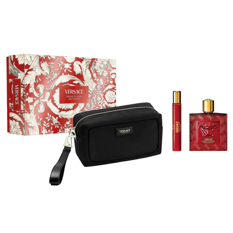 VERSACE EROS FLAME CONFEZIONE EDP 100ML + EDP 10ML + POCHETTE