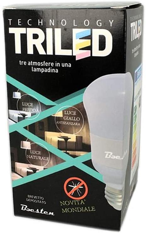 BAESTEN TRILED LAMPADA E27 10W=75W