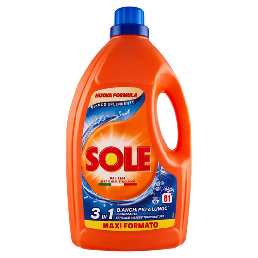 SOLE LAVATRICE LIQUIDO 2,745L 61LAV. 3IN1 BIANCO SPLENDENTE