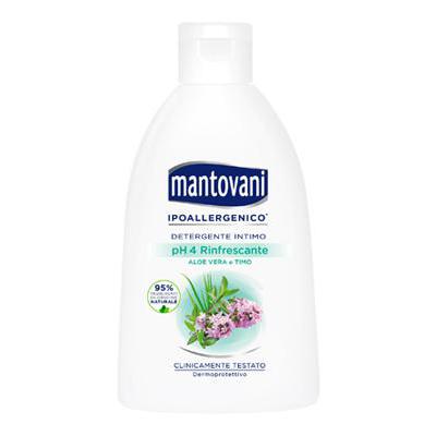MANTOVANI IGIENE INTIMA 250ML PH 4 RINFRESCANTE ESTRATTI DI ALOE VERA E TIMO