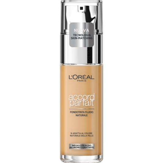 L'OREAL ACCORD PARFAIT FONDOTINTA FLUIDO 5.N SABLE