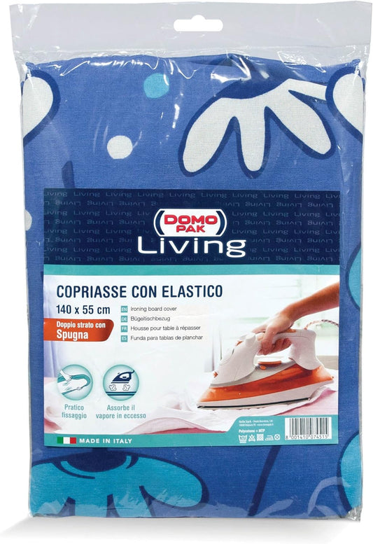 DOMOPAK LIVING TELO STIRO COPRIASSE CON ELASTICO MOLLETTONE CM.140X55
