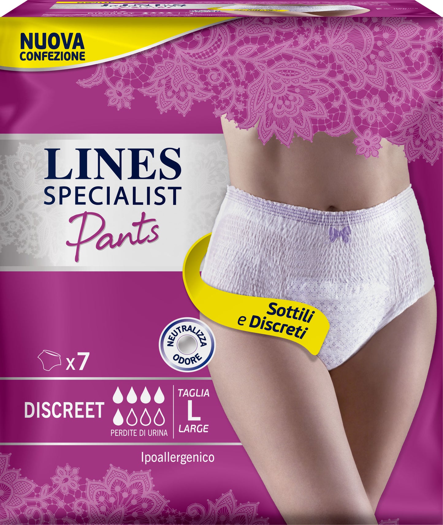 LINES SPECIALIST PANTS DISCREET TG.L X7