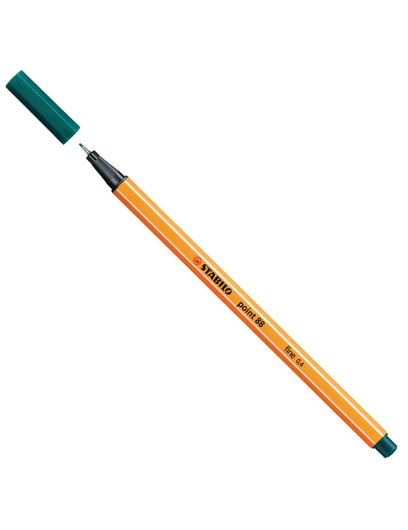 STABILO POINT 88 FINE 0,4 VERDE SCURO 88/53
