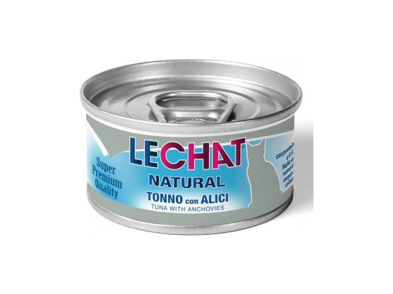 LECHAT NATURAL 80G TONNO CON ALICI