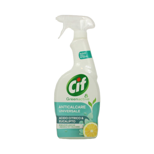 CIF GREEN ACTIVE SPRAY 650ML ANTICALCARE UNIVERSALE ACIDO CITRICO & EUCALIPTO