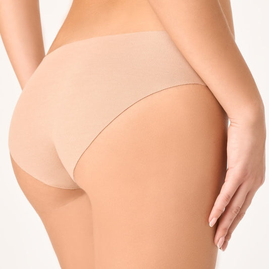 GOLDEN LADY SLIP TAGLIO AL VIVO COTONE 2-S NATURALE