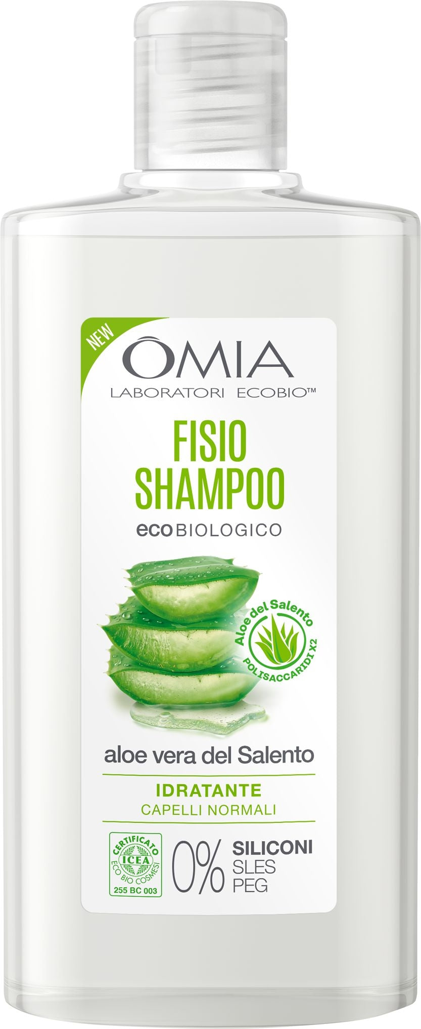 OMIA FISIO-SHAMPOO 200ML ALOE VERA DEL SALENTO IDRATANTE CAPELLI NORMALI