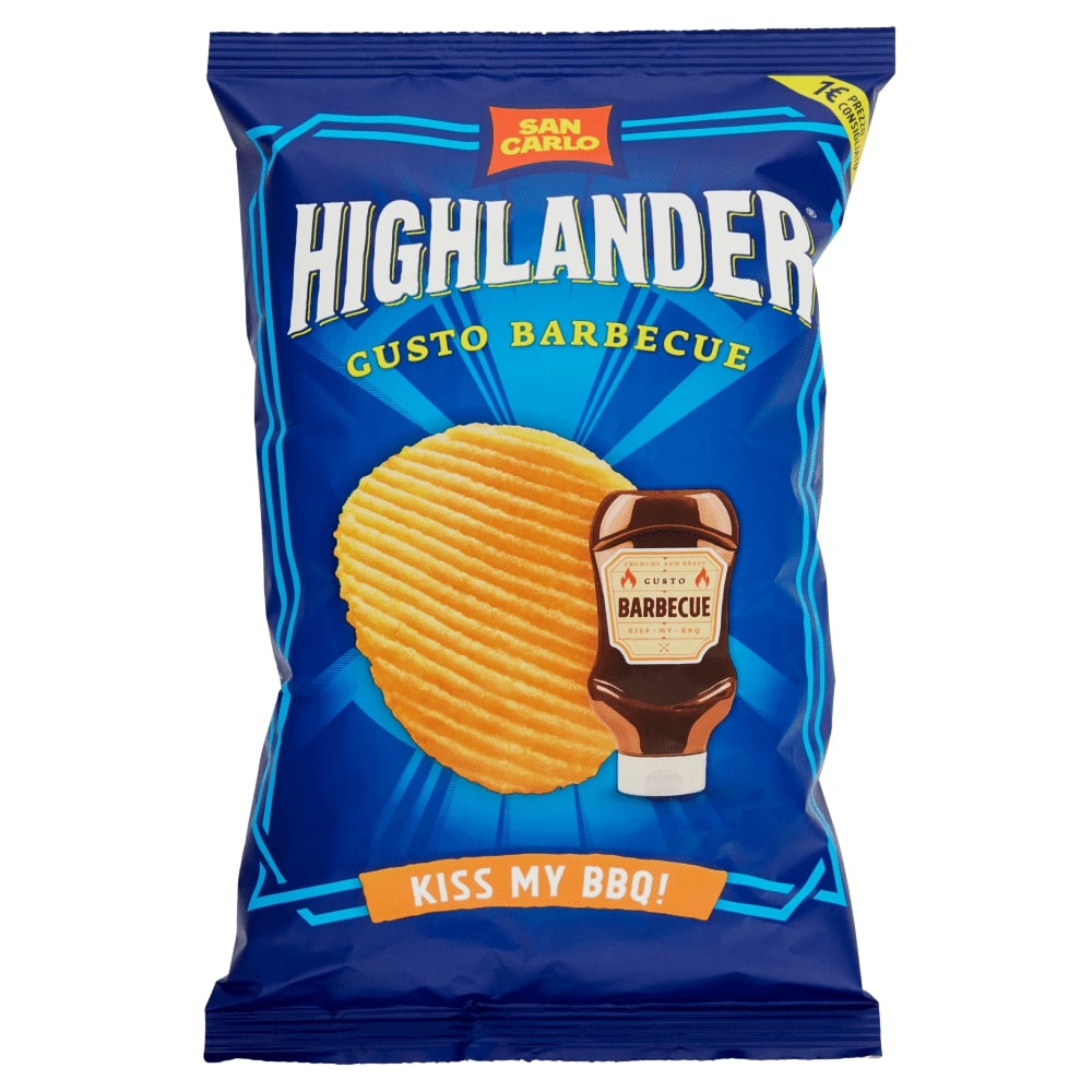 SAN CARLO HIGHLANDER GUSTO POMODORO/BBQ 70GR