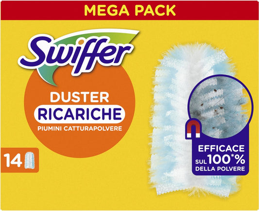 SWIFFER DUSTER RICARICHE PIUMINI CATTURAPOLVERE X14