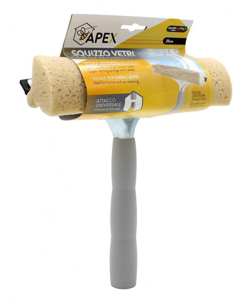 APEX SQUIZZO VETRI METALLO CON SPUGNA CM.20