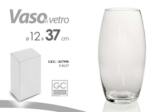 GICOS VASO IN VETRO CM.12X37