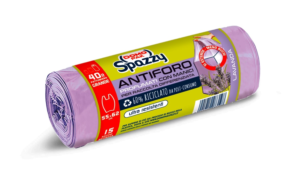 DOMOPAK SPAZZY 40LT CM.55X62 15PZ LAVANDA
