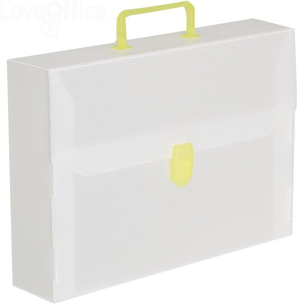 FAVORIT VALIGETTA POLIONDA 1 CHIUSURA 27x37,5x5 MANICO COLORATO