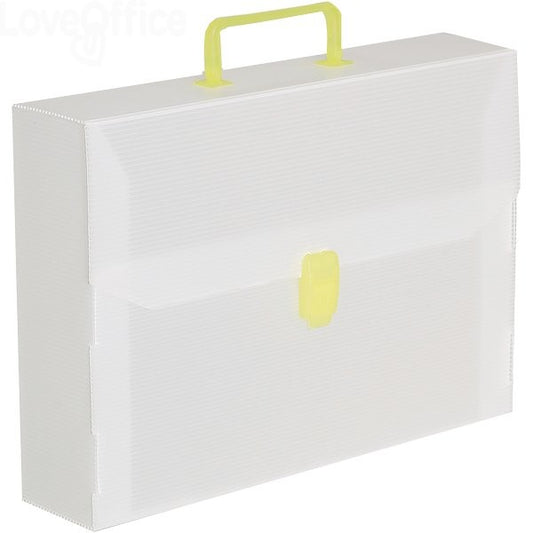 FAVORIT VALIGETTA POLIONDA 1 CHIUSURA 27x37,5x5 MANICO COLORATO