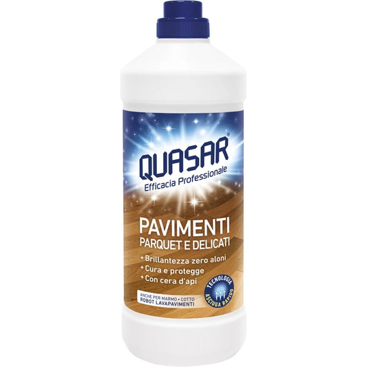 QUASAR PAVIMENTI 1L PARQUET E DELICATI ANCHE PER ROBOT LAVAPAVIMENTI