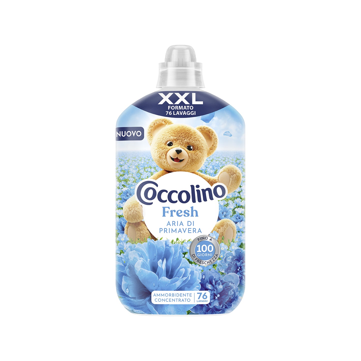 COCCOLINO AMMORBIDENTE CONCENTRATO XXL 1,85L 80LAV. FRESH ARIA DI PRIMAVERA