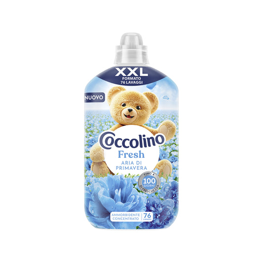 COCCOLINO AMMORBIDENTE CONCENTRATO XXL 1,85L 80LAV. FRESH ARIA DI PRIMAVERA