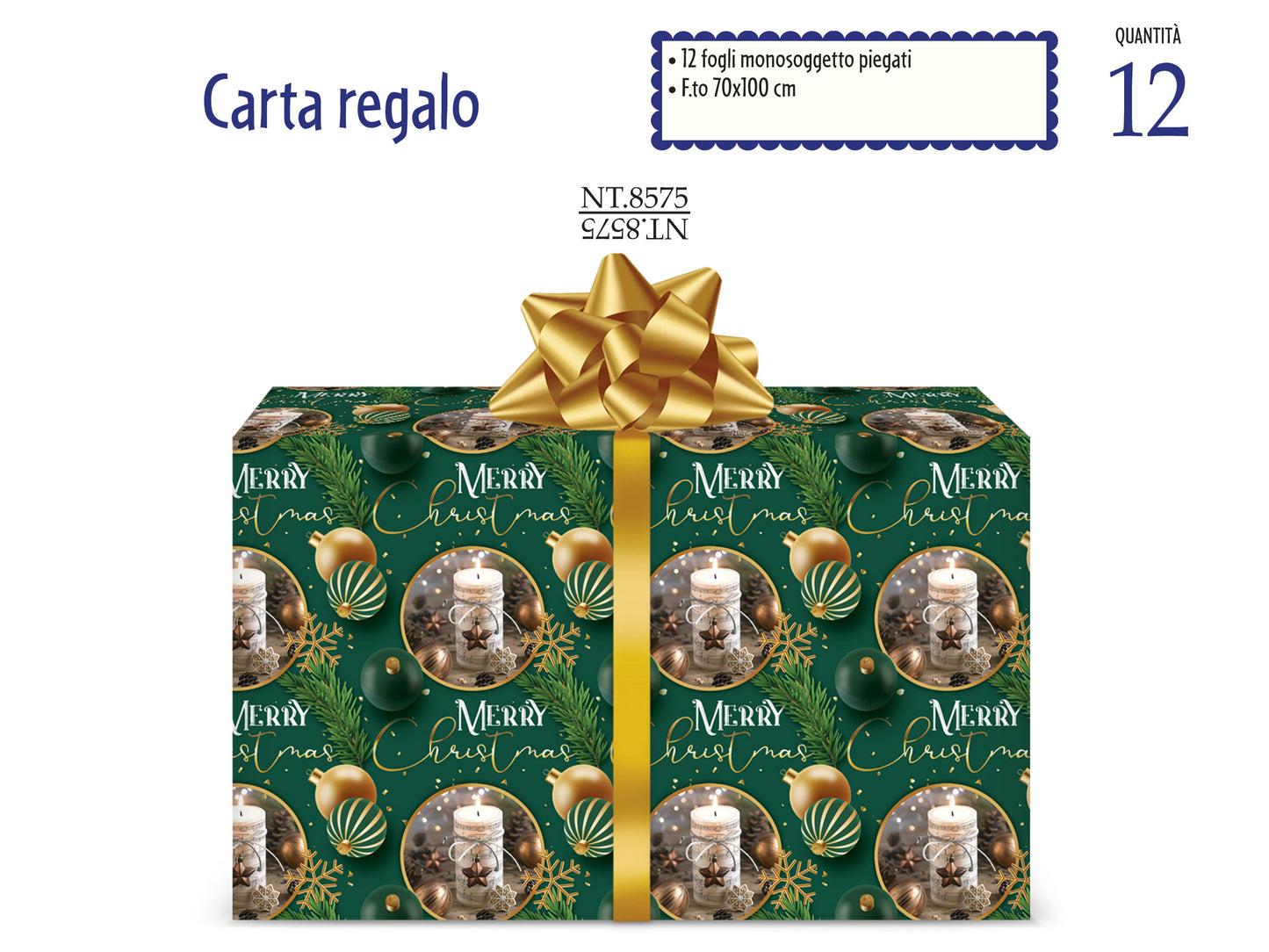 CROMO NB CARTA REGALO FOTOGRAFICA CM.70X100 NT.8575