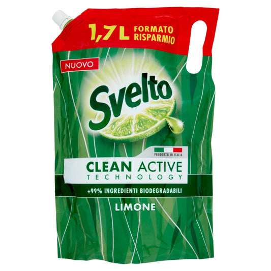 SVELTO PIATTI ECORICARICA 1,7L CLEAN ACTIVE TECHNOLOGY LIMONE