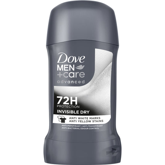 DOVE MEN+CARE ADVANCED DEO STICK 50ML INVISIBLE DRY 72H