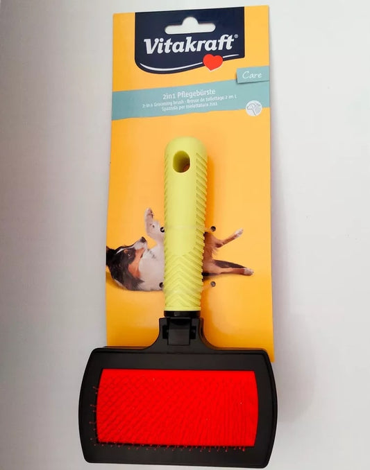 VITAKRAFT SPAZZOLA PER TOELETTATURA 2IN1