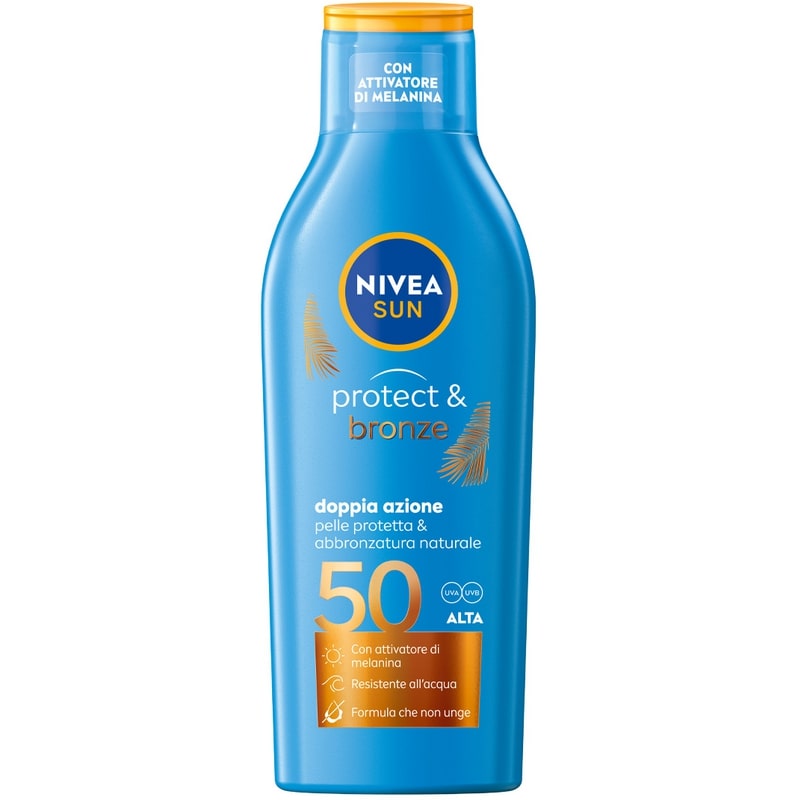 NIVEA SUN PROTECT & BRONZE LATTE SOLARE 200ML SPF 50