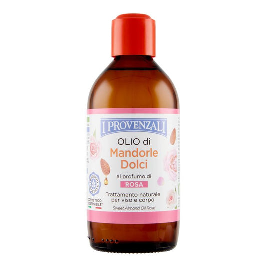 I PROVENZALI OLIO DI MANDORLE DOLCI 200ML AL PROFUMO DI ROSA