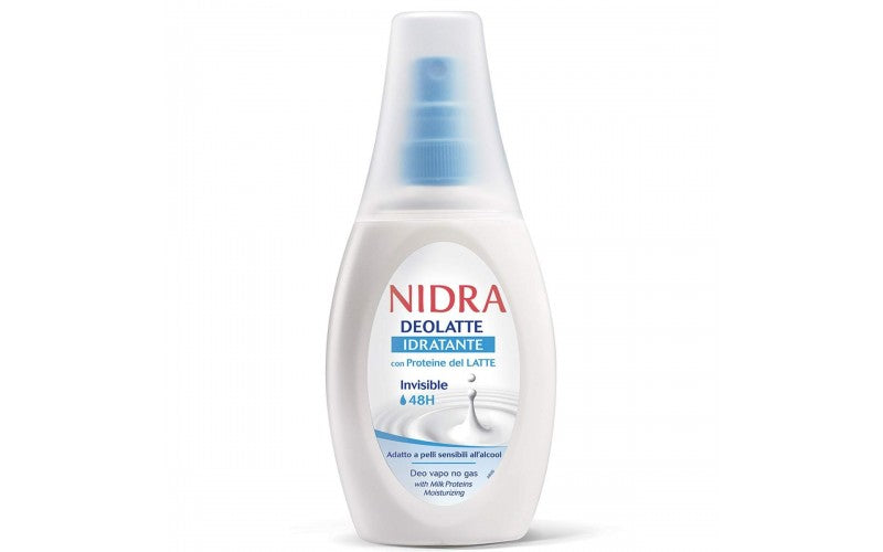 NIDRA DEOLATTE VAPO 75ML IDRATANTE INVISIBLE 48H CON PROTEINE DEL LATTE