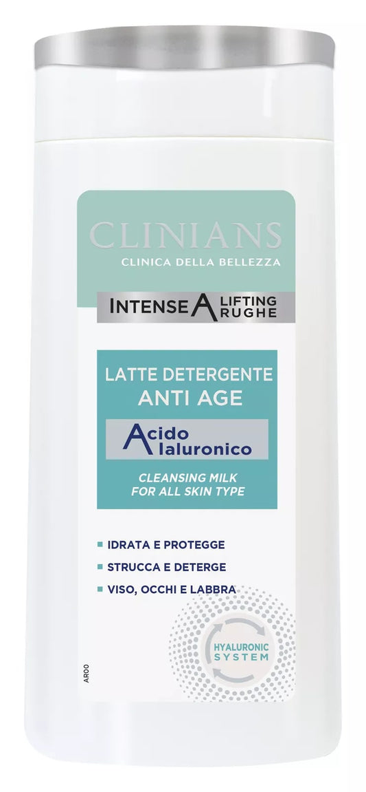 CLINIANS INTENSE A LIFTING RUGHE LATTE DETERGENTE ANTI-AGE 200ML ACIDO IALURONICO