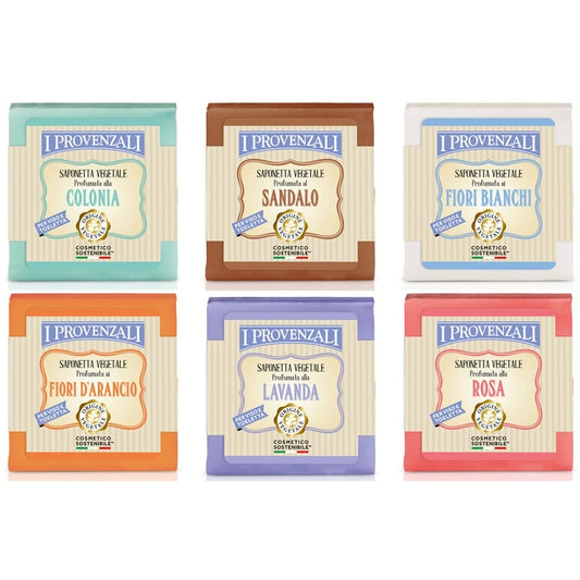 I PROVENZALI SAPONETTA VEGETALE 125G VISO E TOELETTA PROFUMI ASSORTITI