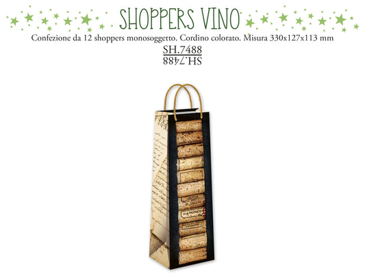 CROMO NB SHOPPER VINO TAPPI SH.7488