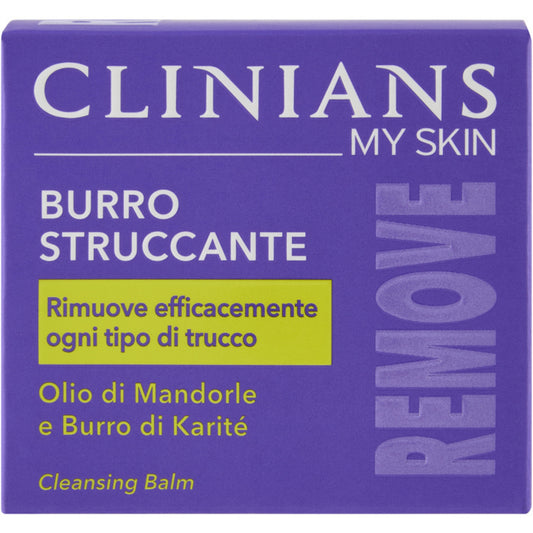 CLINIANS MY SKIN REMOVE BURRO STRUCCANTE 80ML OLIO DI MANDORLA E BURRO DI KARITE'