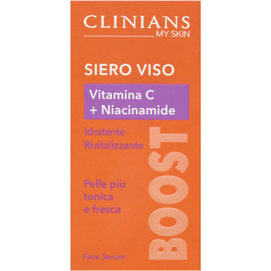 CLINIANS MY SKIN BOOST SIERO VISO 30ML VITAMINA C + NIACINAMIDE