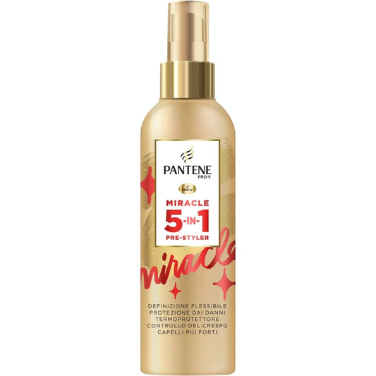 PANTENE MIRACLE 5-IN-1 PRE-STYLER 200ML DEFINIZIONE FLESSIBILE PROTEZIONE DAI DANNI TERMOPROTETTORE CONTROLLO DEL CRESPO CAPELLI PIU' FORTI