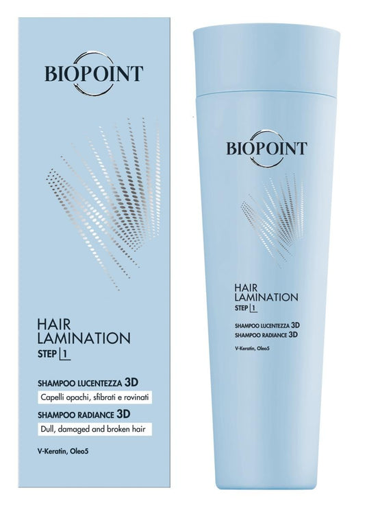 BIOPOINT HAIR LAMINATION STEP 1 SHAMPOO LUCENTEZZA 3D 200ML