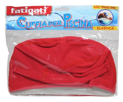 FATIGATI CUFFIA PER PISCINA ELASTICA CM.21X15 COLORI ASSORTITI