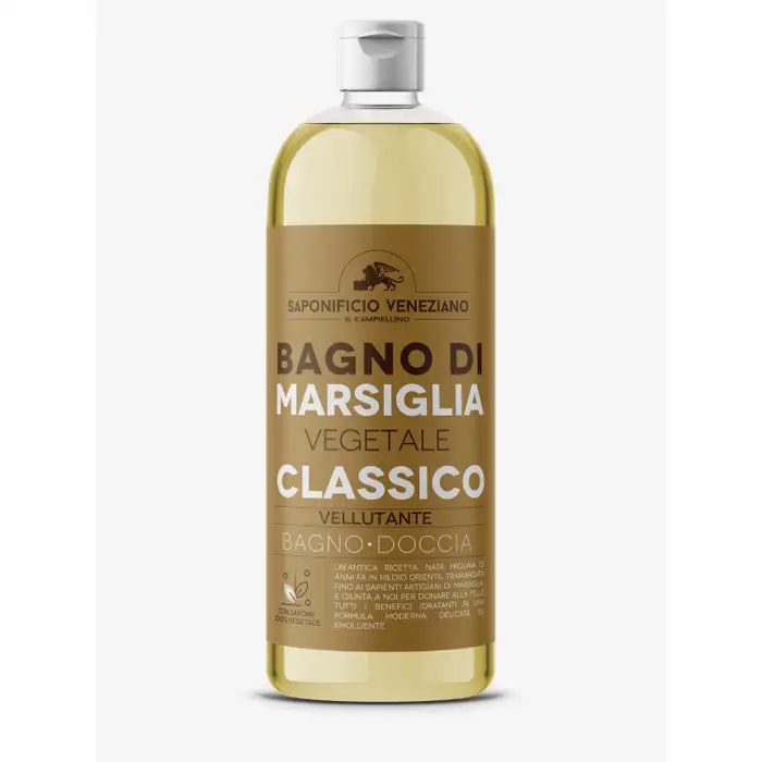 SAPONIFICIO VENEZIANO BAGNO DOCCIA 1L BAGNO DI MARSIGLIA VEGETALE CLASSICO VELLUTANTE