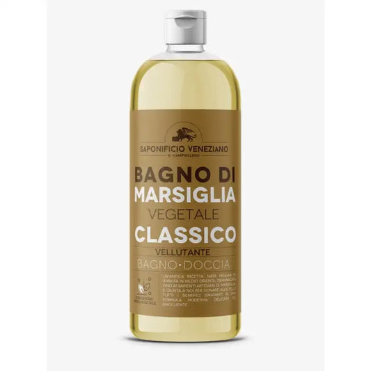 SAPONIFICIO VENEZIANO BAGNO DOCCIA 1L BAGNO DI MARSIGLIA VEGETALE CLASSICO VELLUTANTE