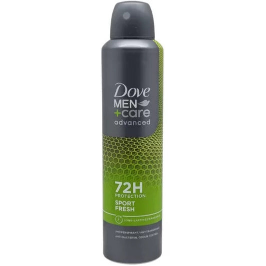 DOVE MEN+CARE DEO SPRAY 250ML ADVANCED CARE SPORT FRESH 72H