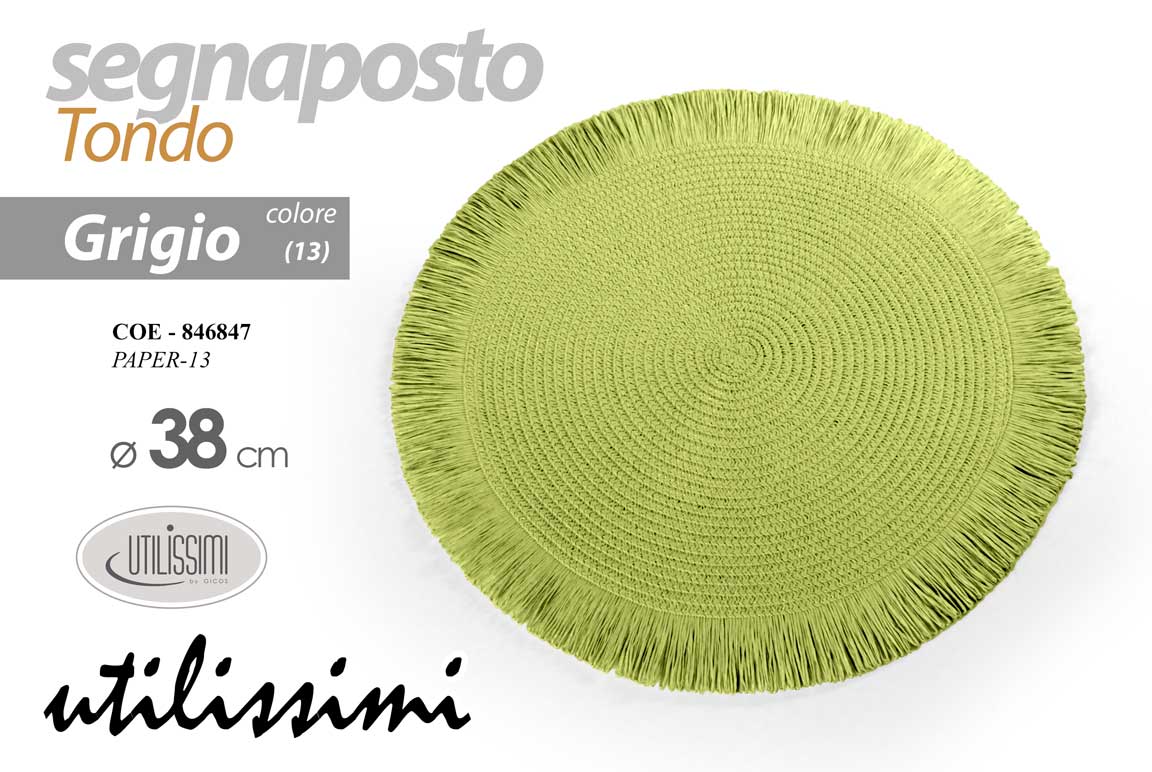 GICOS SEGNAPOSTO TONDO 38CM VERDE COE-846847