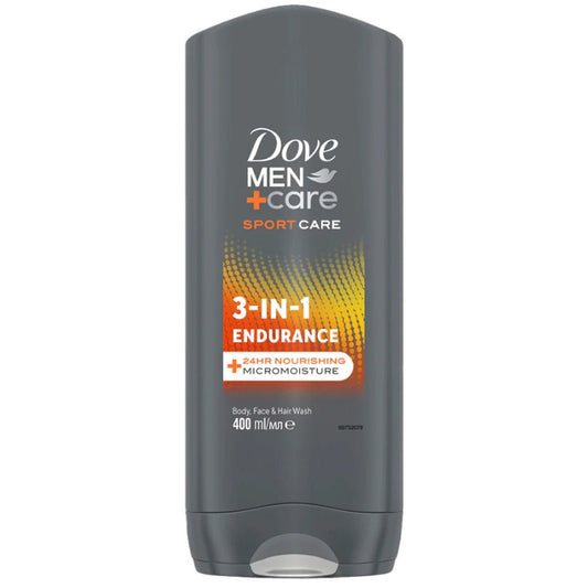 DOVE MEN+CARE DOCCIA GEL CORPO E VISO 400ML 3-IN-1 ENDURANCE