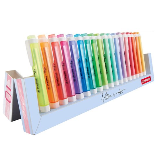 STABILO SWING SET 18 EVIDENZIATORI A PENNA COLORI ASSORTITI