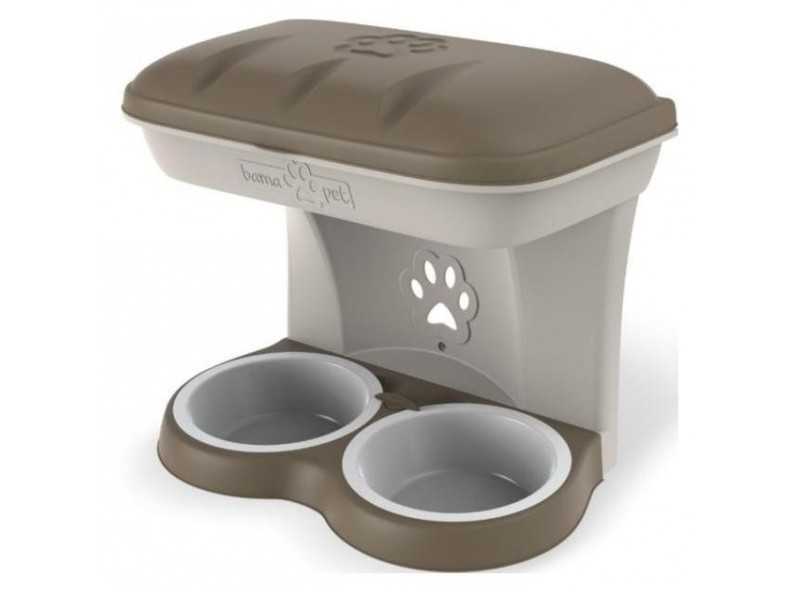 BAMA PET FOOD STAND TORTORA CM.27X48X42