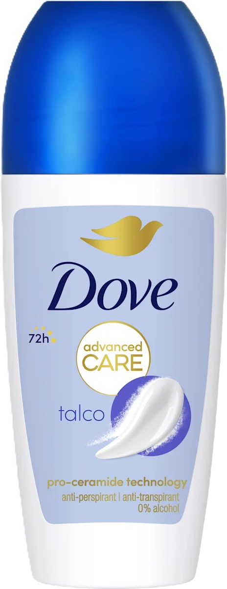 DOVE DEO ROLL-ON 50ML ADVANCED CARE TALCO 48H