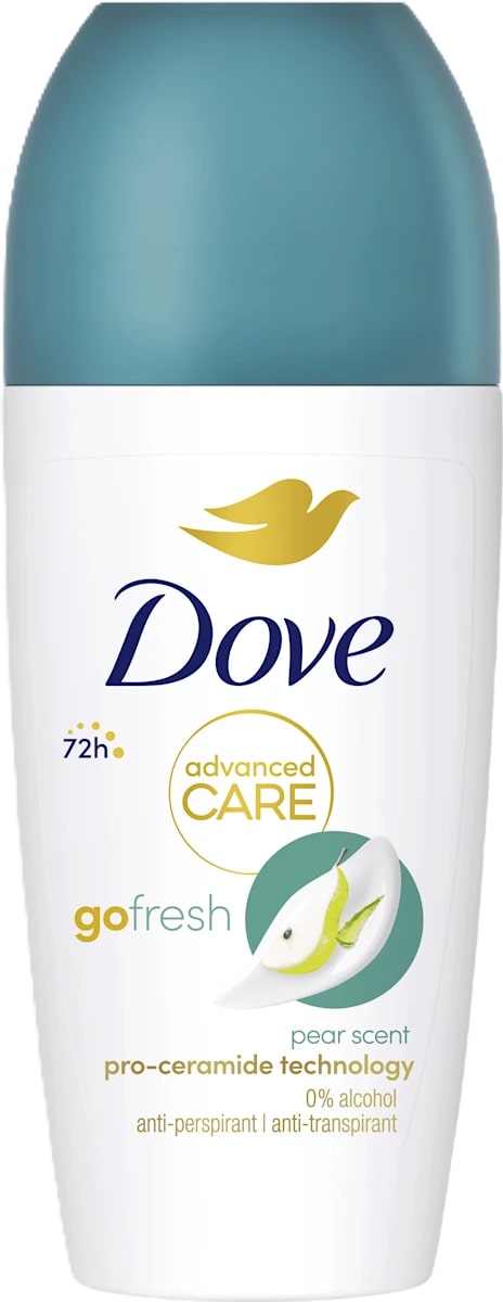 DOVE DEO ROLL-ON 50ML ADVANCED CARE GO FRESH PEAR SCENT 72H
